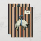 Pretty Bow Sheep™ (ONTWERPEROPTIES) - Kaart (Voorkant / Achterkant)