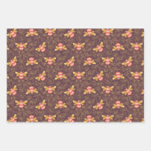 Pretty Bumble Bee Pattern Inpakpapier Vel (Voorkant 2)