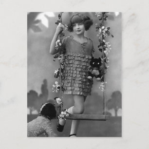 "Pretty Child" Vintage Photograph Briefkaart