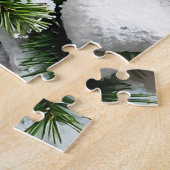 Pretty Christmas Framed Personalized Photo Legpuzzel (Zijkant)