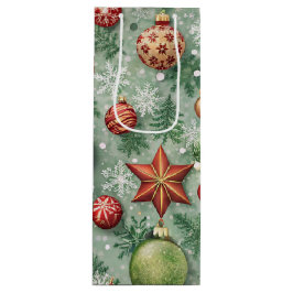 PRETTY COLOFUL CHRISTMAS ORNAMENTS WIJN CADEAUTAS