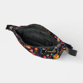 Pretty Colorful Botanical Art Midnight Name Custom (Ouvrir)