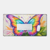 Pretty Colorful Floating Butterfly Doodle Art (Clavier et souris)