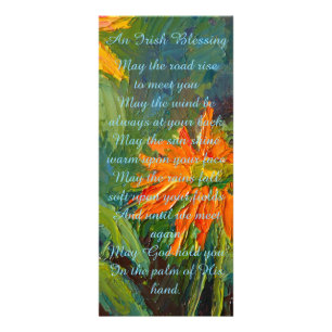 Pretty Cone Flower Hartelijke Rouwbetuiging Gebed Reclamekaart