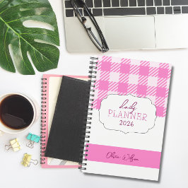 Pretty Cute Pink Feminine Girly  Planner