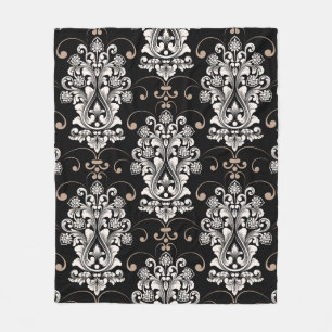 Pretty Damask naadloos patroon Fleece Deken