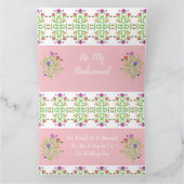 Pretty Delicate Gebloemd Kaart (Binnen)