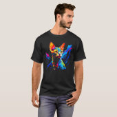 Pretty Devon Rex Cat T-shirt (Voorkant volledig)