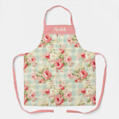 Pretty Elegant Script Botanical Floral Schort (Voorkant)