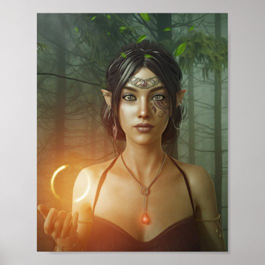 PRETTY ELF GIRL IMAGINAIRE POSTER (Devant)