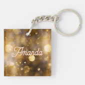 Pretty Elven Fairy & Dragon Ethereal Personalized Sleutelhanger (Achterkant)