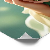 Pretty Elven Fairy & Dragon  Poster (Hoek)