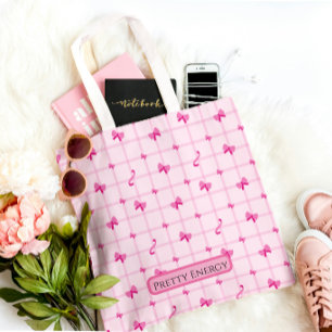 Pretty Energy Roze Esthetische Boodschappentas Draagtas