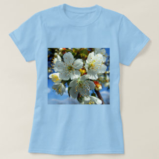 Pretty floral apple blossom  t-shirt