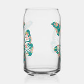 Pretty Floral Butterflies Blikvorm Glas (Rechts)