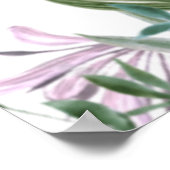 Pretty floral watercolour wildflowers poster (Coin)