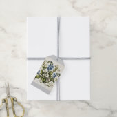 Pretty forget-me-knots cadeaulabel (Met Touw)
