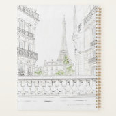 Pretty Girl with Coffee in Paris (Dos)