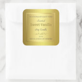 Pretty Golden Product Packaging Étiquette Gold Eff (Sac)