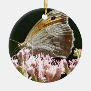 Pretty grote vlinder keramisch ornament