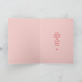 Pretty Hands in Love Signe Valentine Carte de voeu (Intérieur)