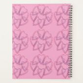Pretty heart circle pattern planner (Achterkant)