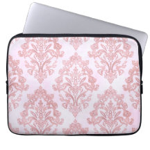 Pretty in Pink Victorian Damask Watercolor Pattern
