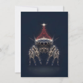 Pretty Jumping Spider Christmas Cards Feestdagenkaart