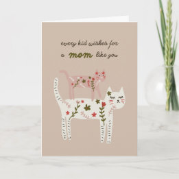 Pretty Kitties Mother's Day card Kaart
