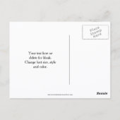 Pretty Llama Farm Animal Personalized Briefkaart (Achterkant)