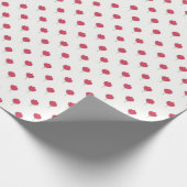 Pretty lush pink tulips pattern cadeaupapier (Hoek)