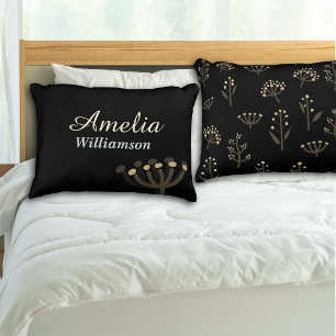 Pretty Night Mimosa Bloemen Personaliseer Accent Kussen