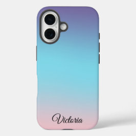 Pretty Ombre Personalized Phone iPhone 16 Hoesje