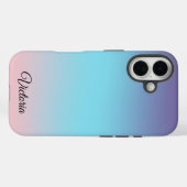 Pretty Ombre Personalized Phone Case-Mate iPhone Case (Achterkant (horizontaal))