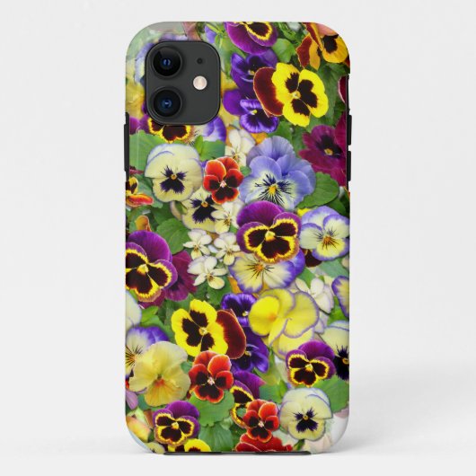 Pretty Pansies ~ Iphone 5 Coque (Dos)