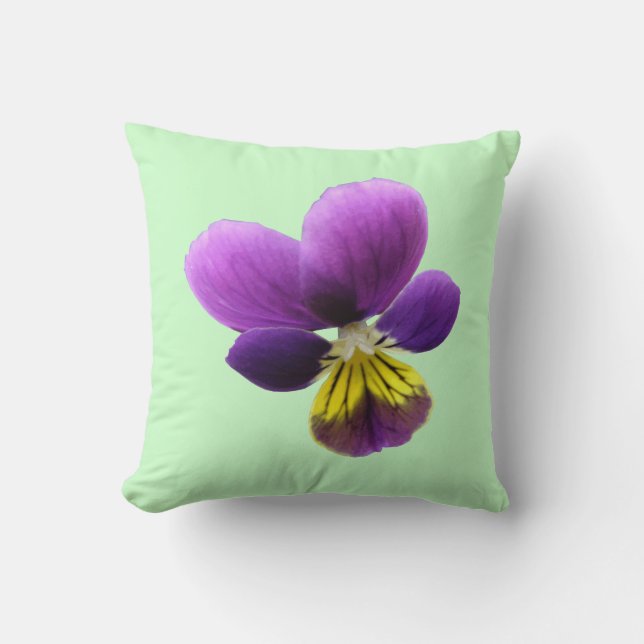 Pretty Pansy Coussin (Recto)