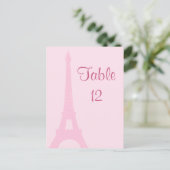 Pretty Paris Numéro de table (Debout devant)