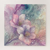 Pretty Pastel Flowers Legpuzzel (Horizontaal)