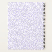 Pretty Pastel Leopard Motif Nom d'impression Purpl (Dos)
