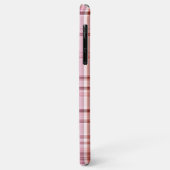 Pretty Pastel Pink Blue Retro Tartan Plaid Pattern Case-Mate iPhone Case (Achterkant/links)