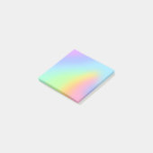 Pretty Pastel Rainbow Blur Post-it Notes (Incliné)