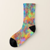 Pretty pastel rainbow colorful socks (Gauche - extérieur)