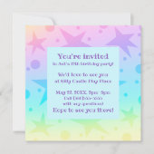 Pretty Pastel Stars And Dots Gradient Kaart (Voorkant)