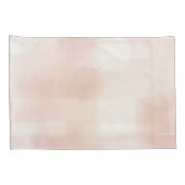 Pretty Perzik Roze Crème Plaid Kussensloop (Achterkant-Rechts)