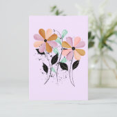 Pretty Petals Kaart (Staand voorkant)