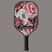 Pretty Pink and White Peony Personalized