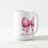 Pretty Pink Bow-Pink Dreams & Pretty Things Koffiemok (Voorkant rechts)