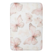 Pretty Pink Butterflies   Badmat (Voorkant Verticaal)