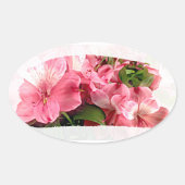 Pretty Pink Flower Sticker (Voorkant)