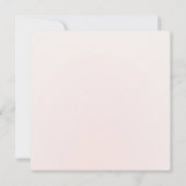 Pretty pink flowers Budget Wedding Invitation (Dos)